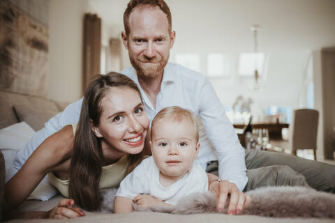 Liebevoll Familien bild