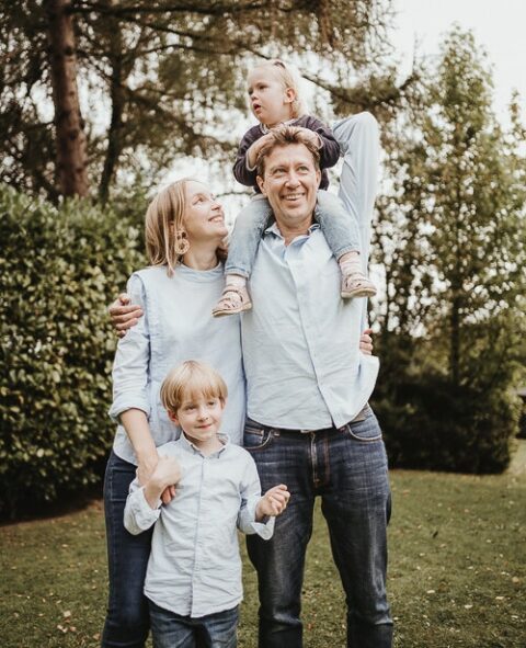 einen schöner familientag im rahmen eines shooting