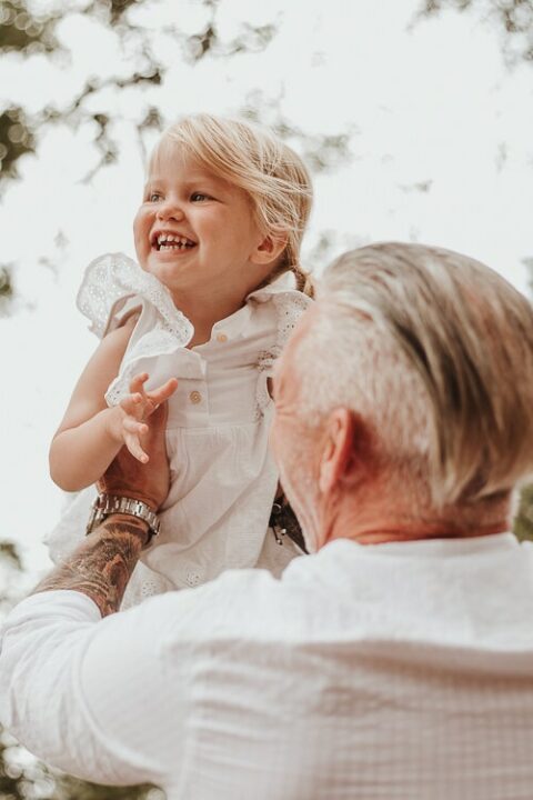 vater tochter bild fotografiert vom Familienfotograf